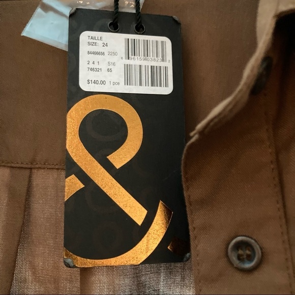 LOVE & LEGEND Sz 24 Brown Shirt Dress Overcoat Shacket - Picture 4 of 12